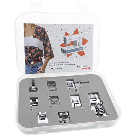 Decoration Presser Feet Set (9pcs), bernette #5020210314