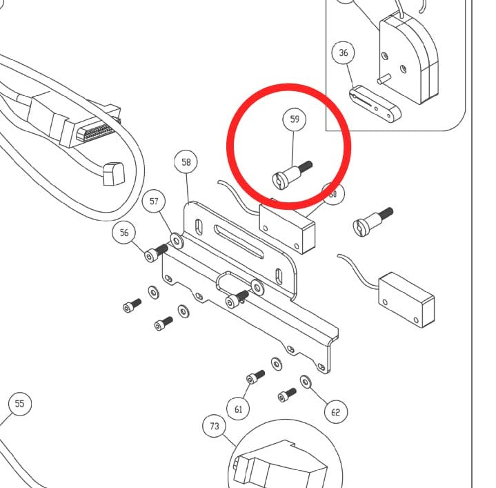 Special Nut & Screw For KM 921, KM 921 AR Agm Special Automatic Straight/Curved Waistband Machine - Empenzo Automated Sewing Systems