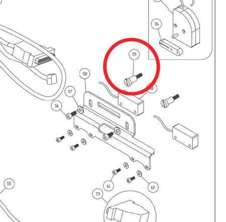 Special Nut & Screw For KM 921, KM 921 AR Agm Special Automatic Straight/Curved Waistband Machine - Empenzo Automated Sewing Systems