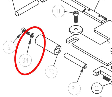 Washer For KM 921, KM 921 AR Agm Special Automatic Straight/Curved Waistband Machine - Empenzo Automated Sewing Systems