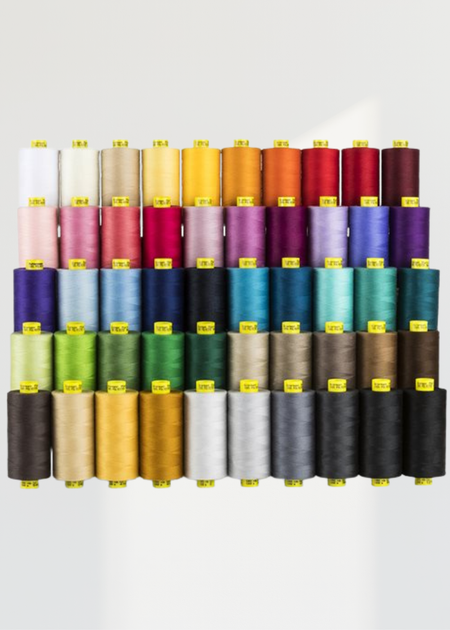 50 Spools Gutermann Mara 100 All-Purpose Best Sellers Thread Set - Tex 30 - 1,093 Yds.