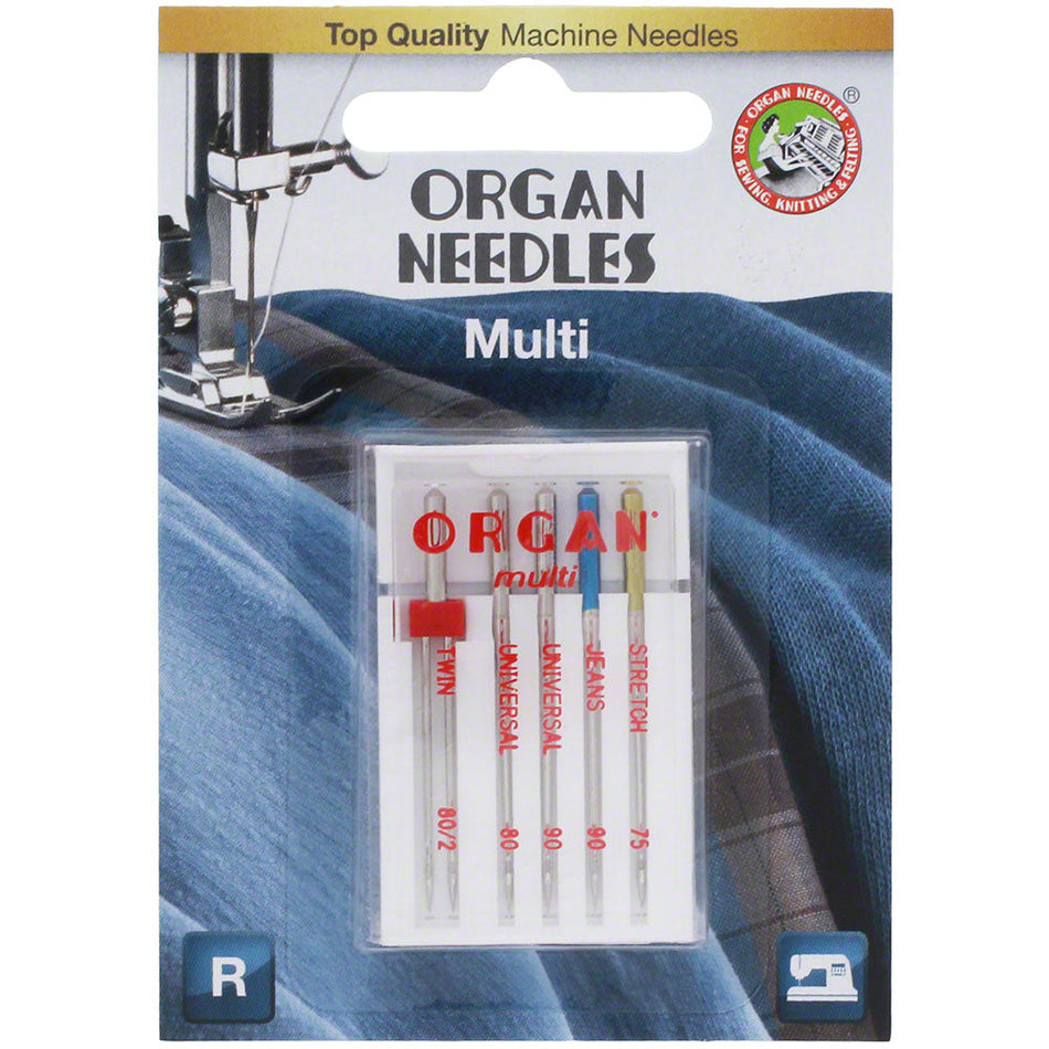 5pk Organ Combo Needles (130/705H) - Assorted