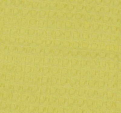 Dunroven House Yellow Waffle Weave Solid Towel