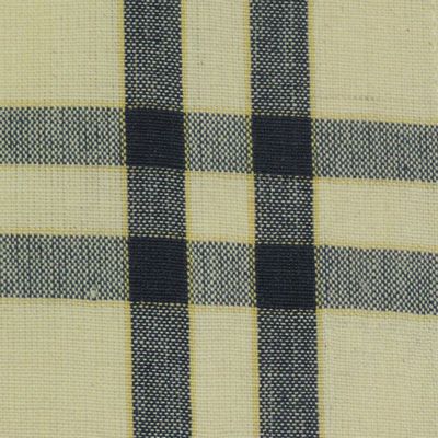 Dunroven House Navy Striped Cream Background Tea Towel