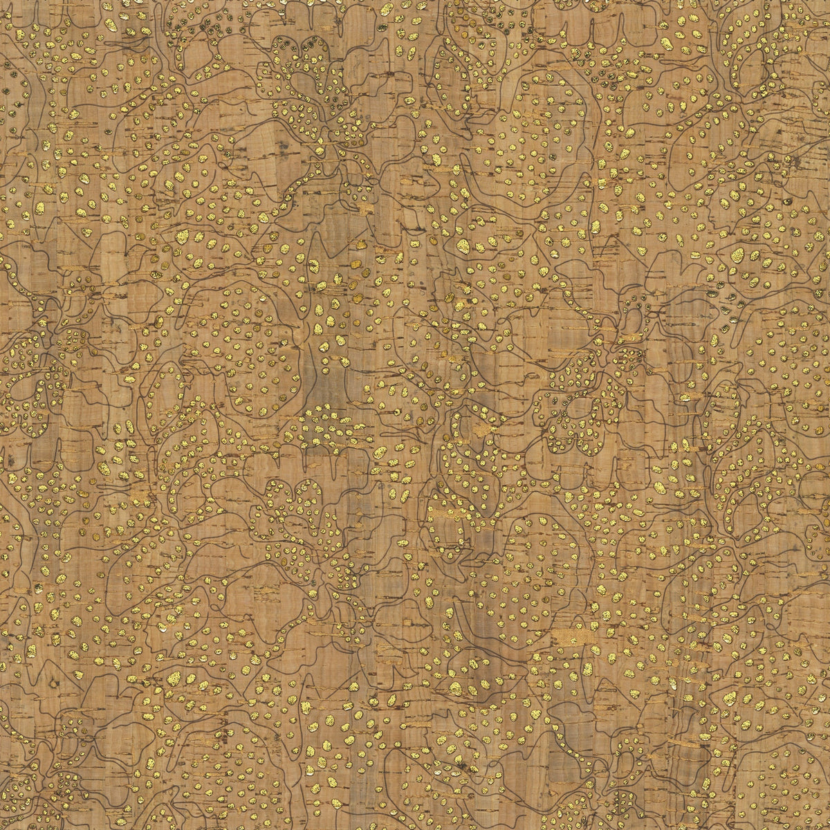 Cork Fabric Collection - Flora