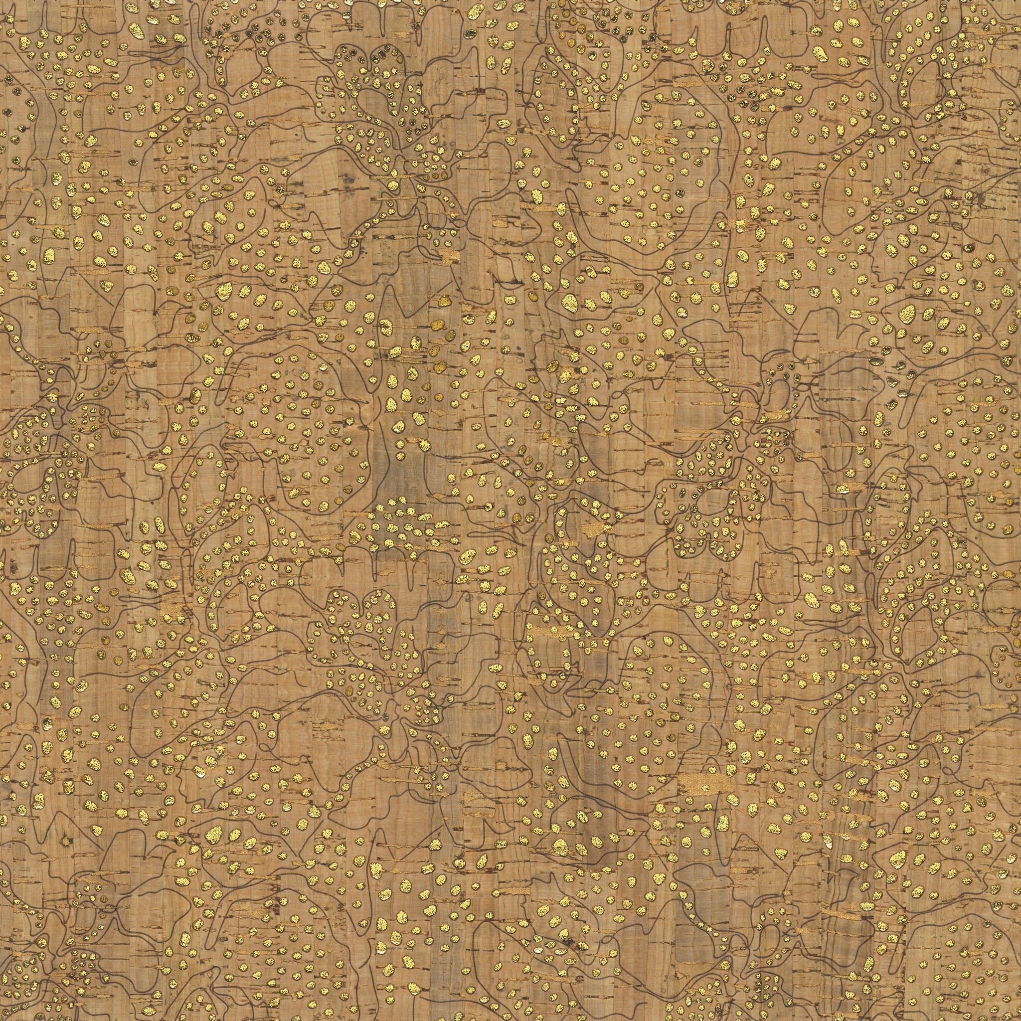 Cork Fabric Collection - Flora