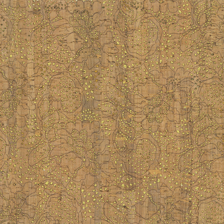 Cork Fabric Collection - Flora