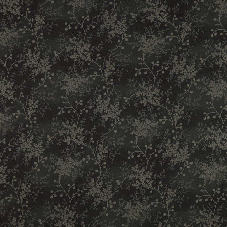Garden Tale 108" Wide Quilt Backing - Floral Vine Onyx