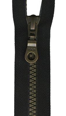 YKK art.5407 Brastique Closed 7" Black