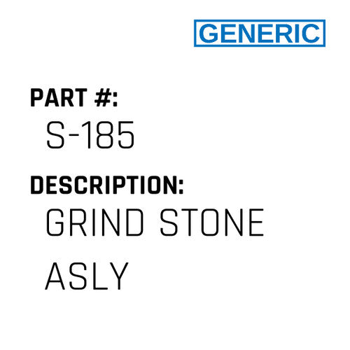 Grind Stone Asly - Generic #S-185