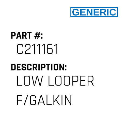 Low Looper F/Galkin - Generic #C211161