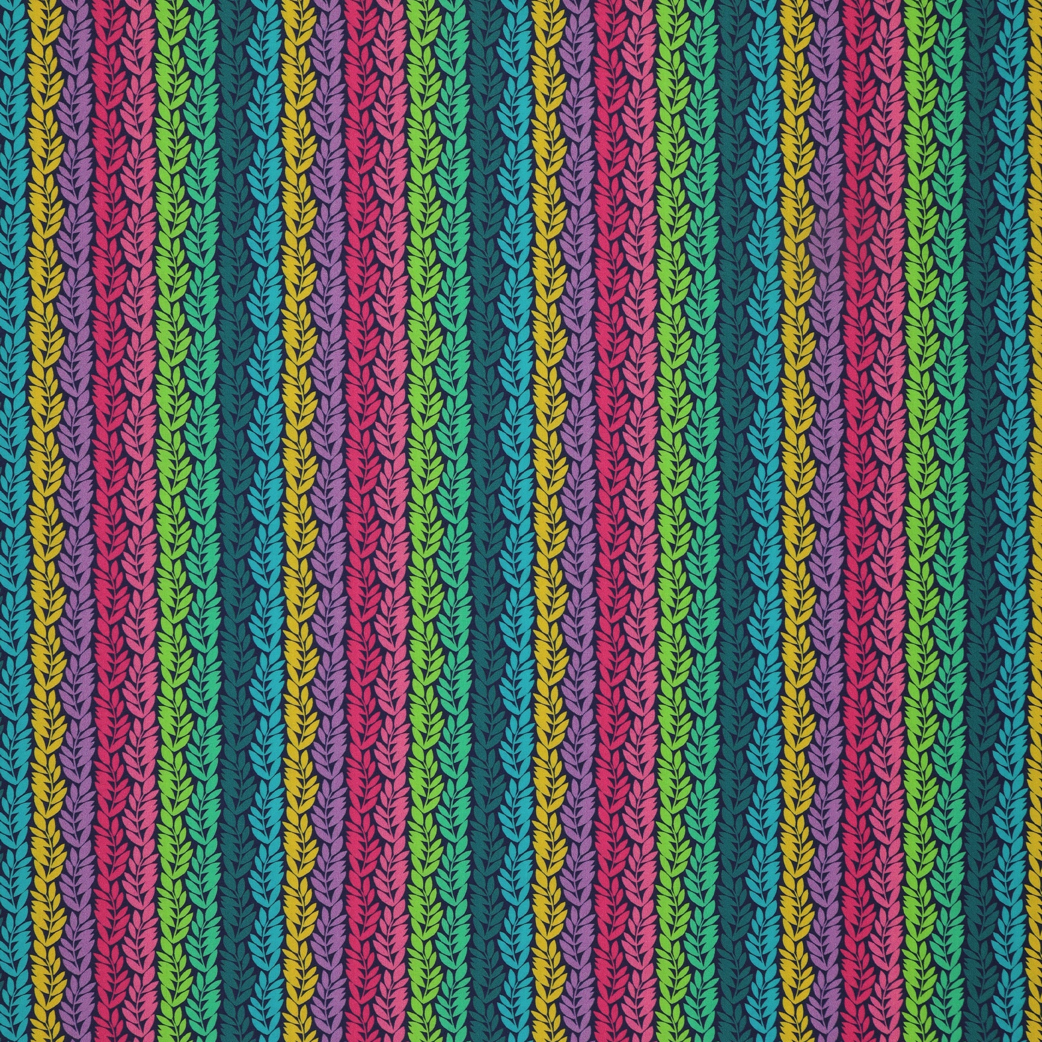 Foliage Fabric Collection - Foliage Rainbow