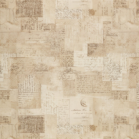Ephemera Parchment 108" Wide Quilt Backing