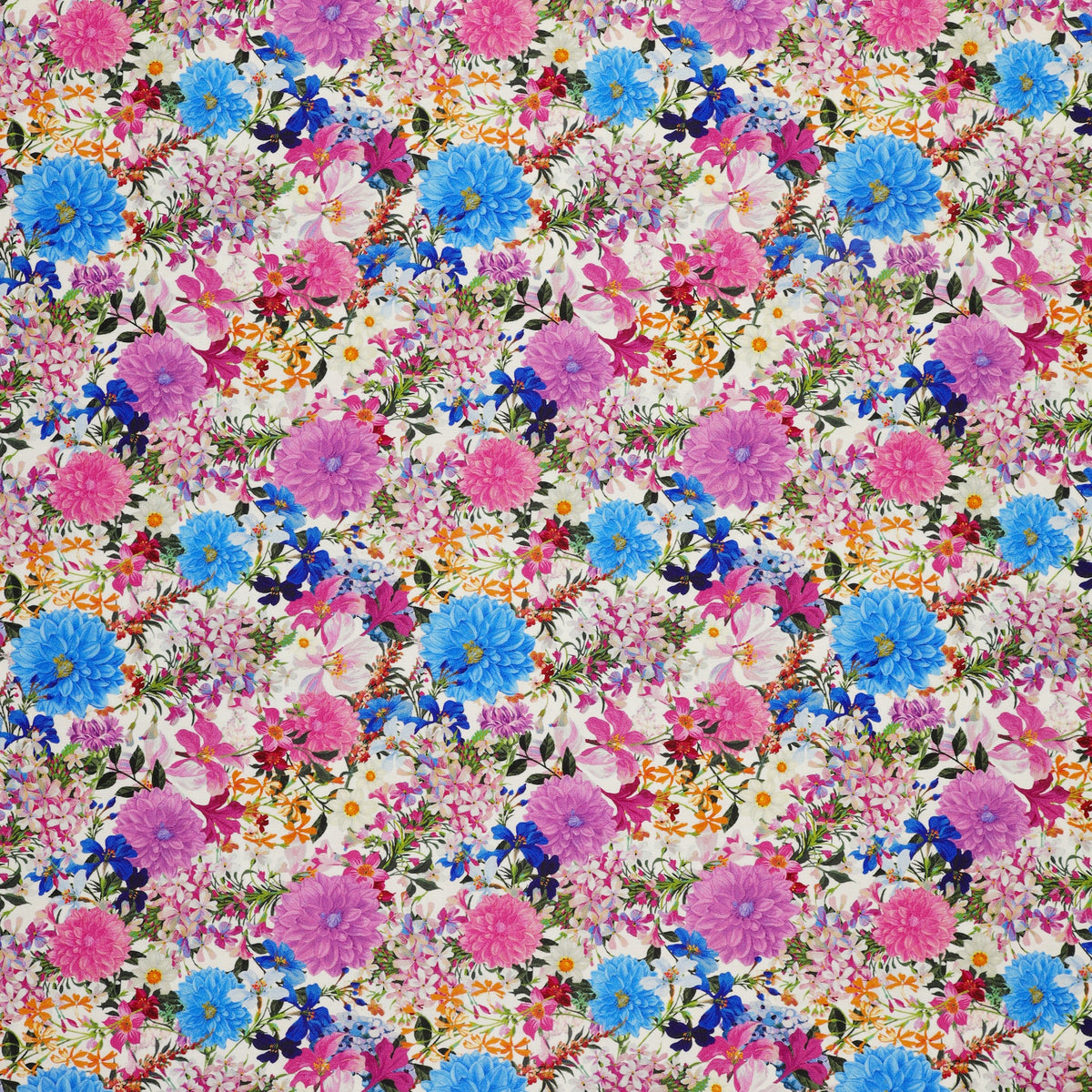 Midnight Blooms Fabric Collection - Wildflower Pickings White