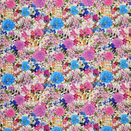 Midnight Blooms Fabric Collection - Wildflower Pickings White