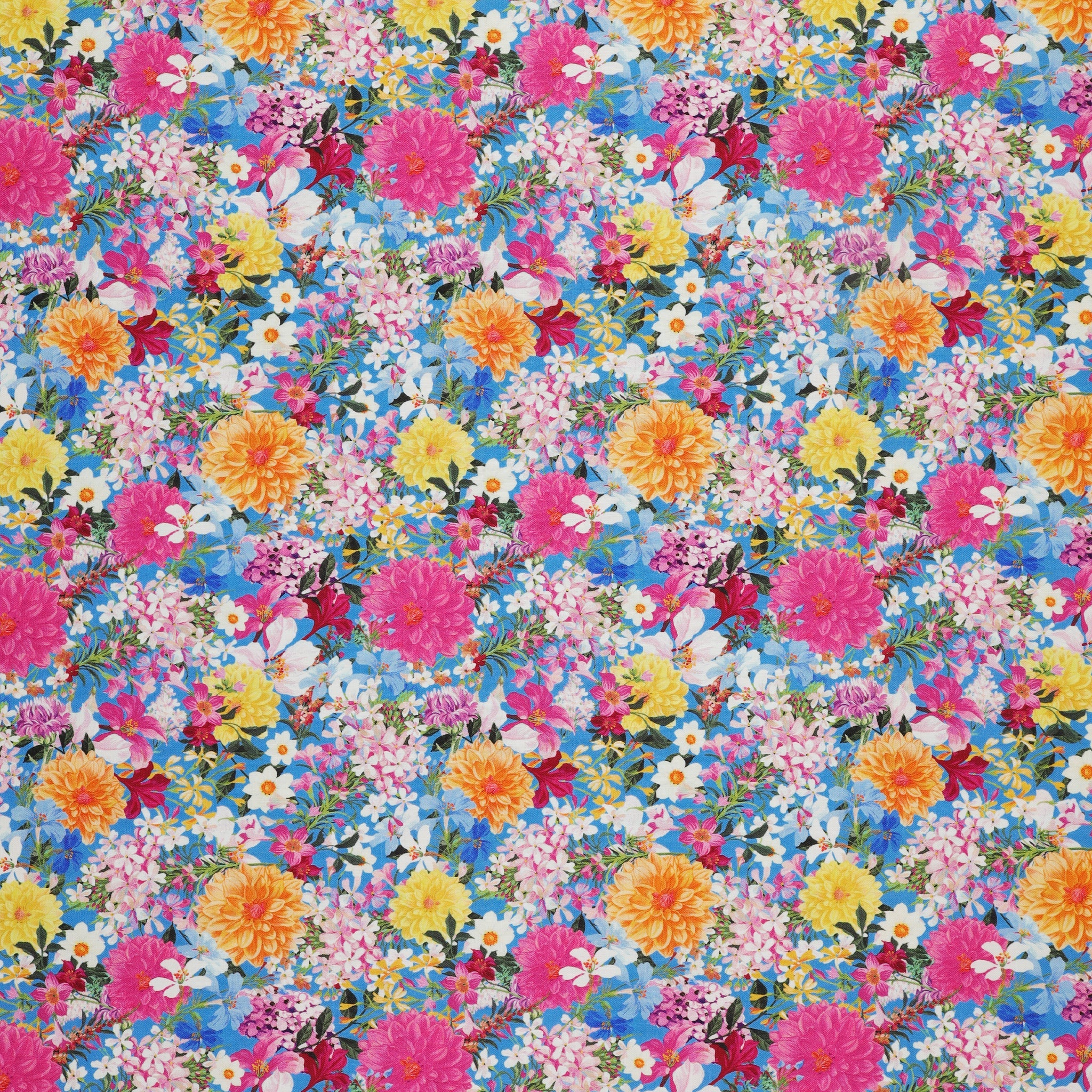 Midnight Blooms Fabric Collection - Wildflower Pickings Sky