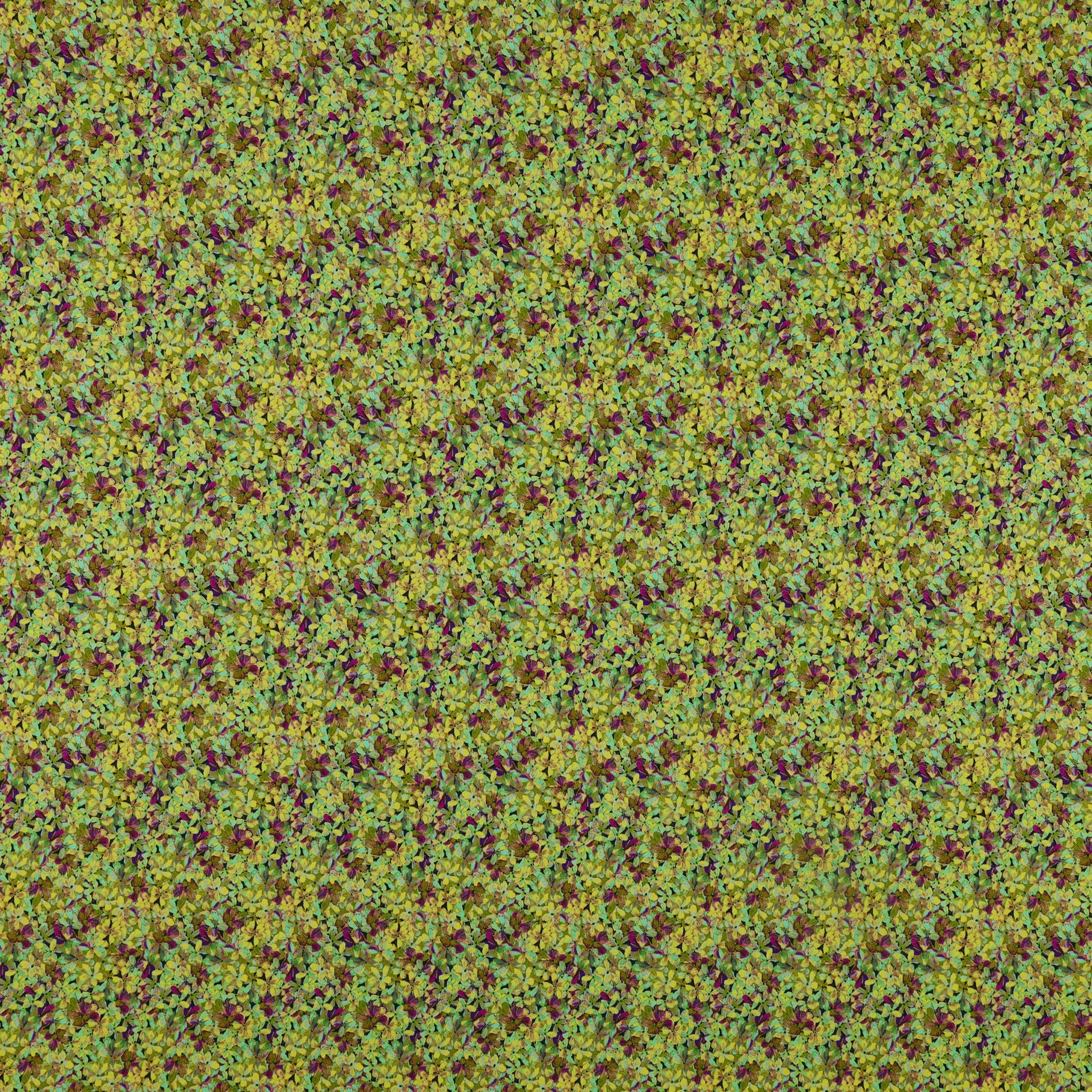 Midnight Blooms Fabric Collection - Flowerbed Clover