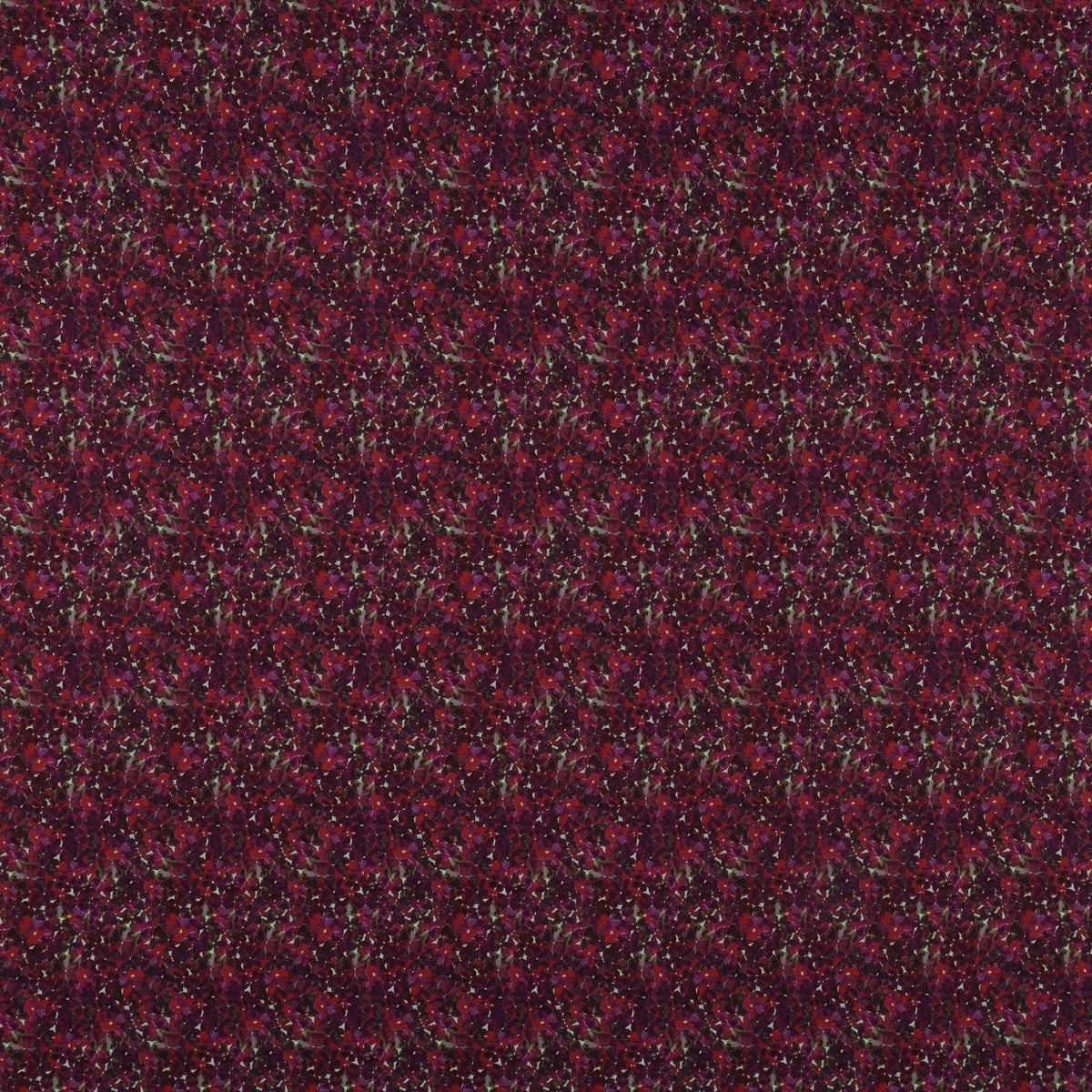 Midnight Blooms Fabric Collection - Flowerbed Plum