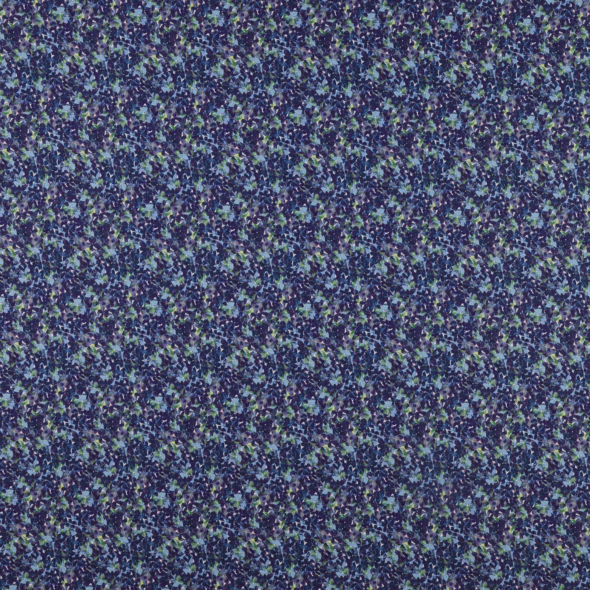 Midnight Blooms Fabric Collection - Flowerbed Navy