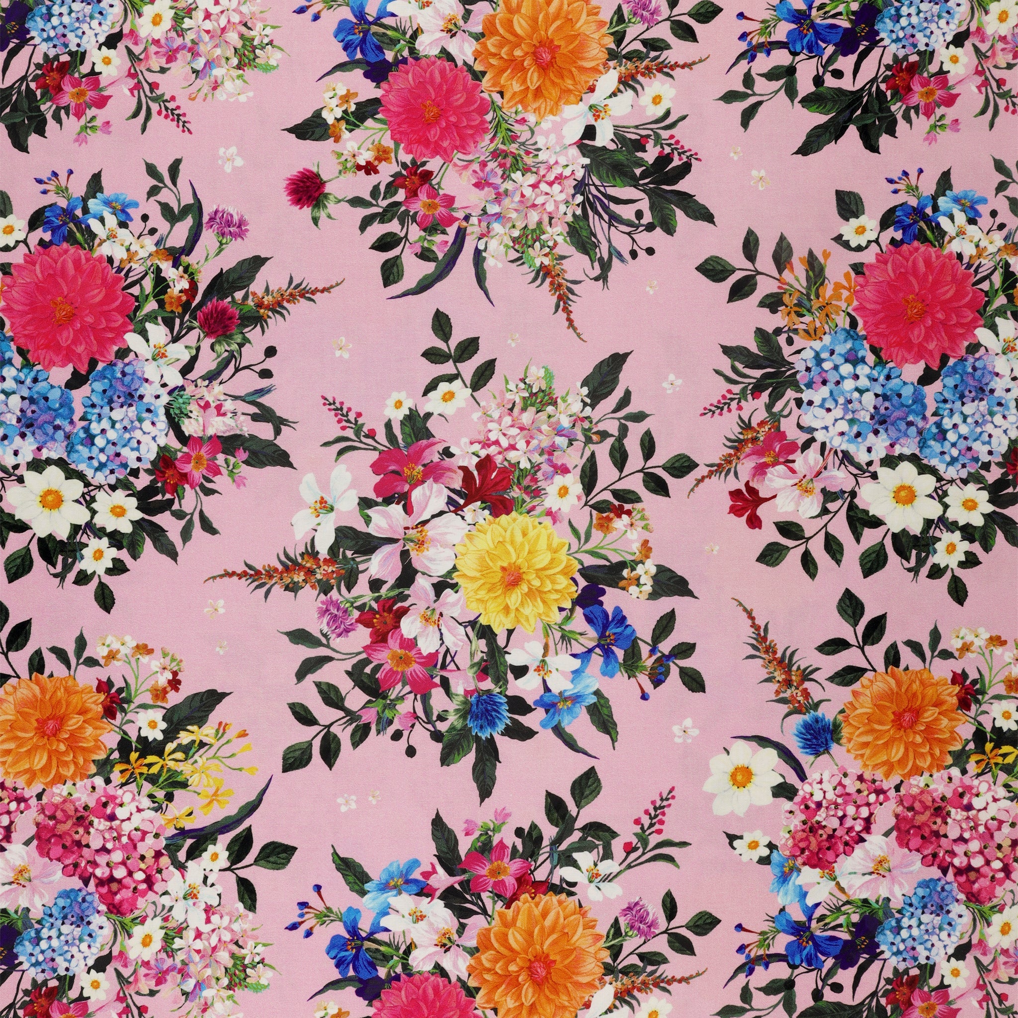 Midnight Blooms Fabric Collection - Bountiful Bouquets Petal