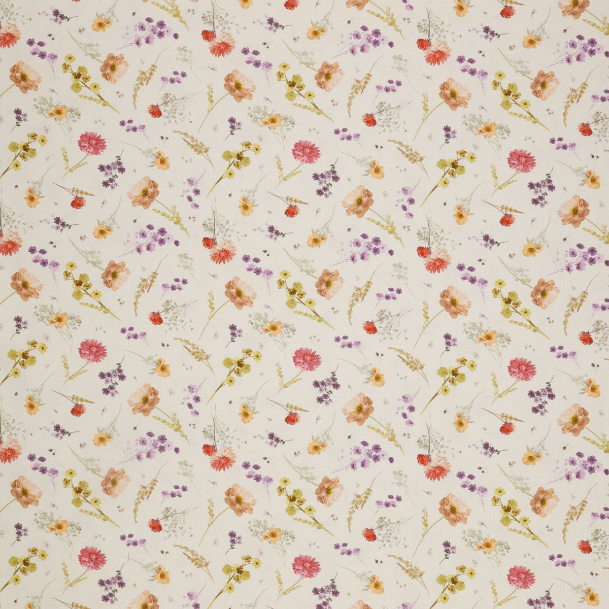 Aviva Fabric Collection - Floral Charm Ivory