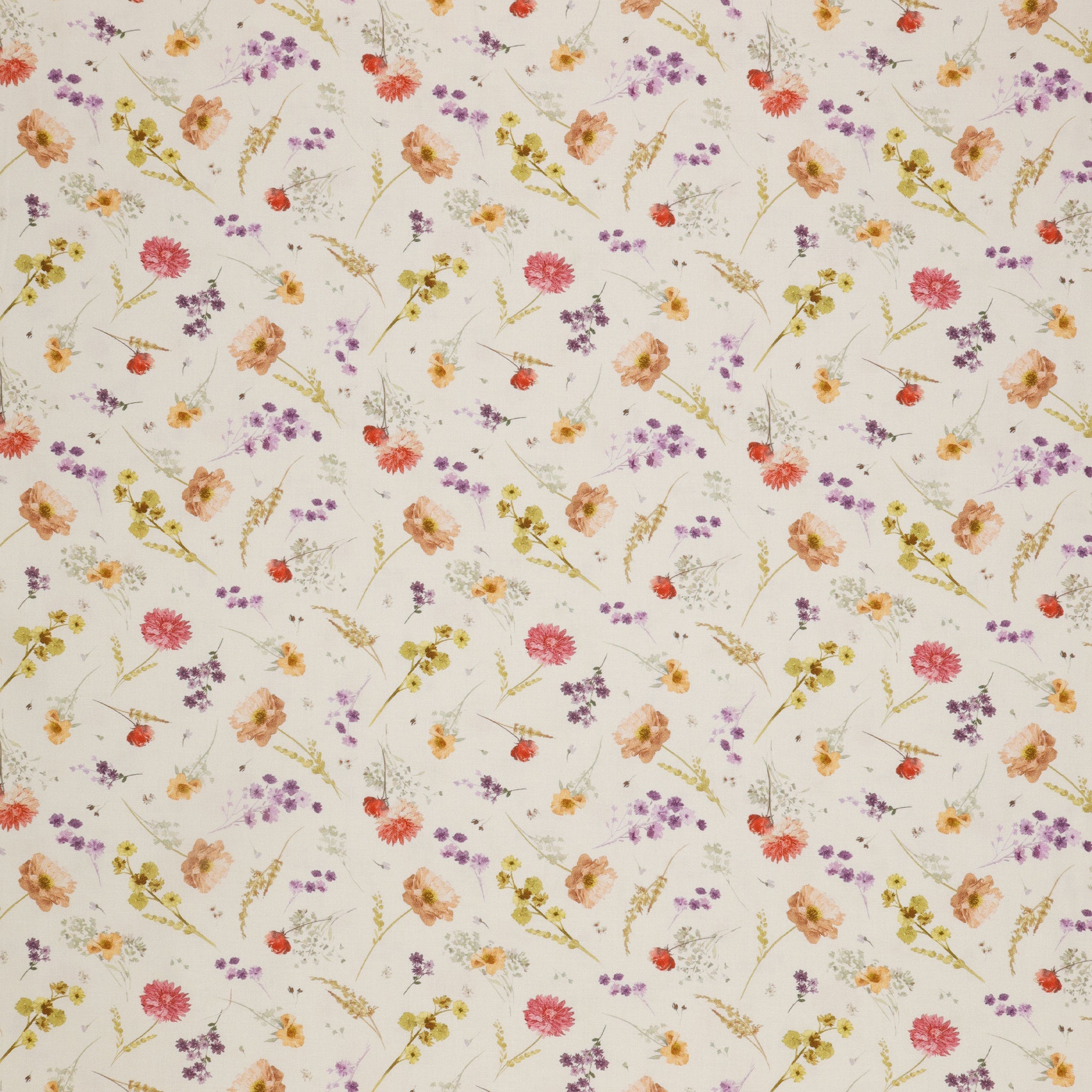 Aviva Fabric Collection - Floral Charm Ivory