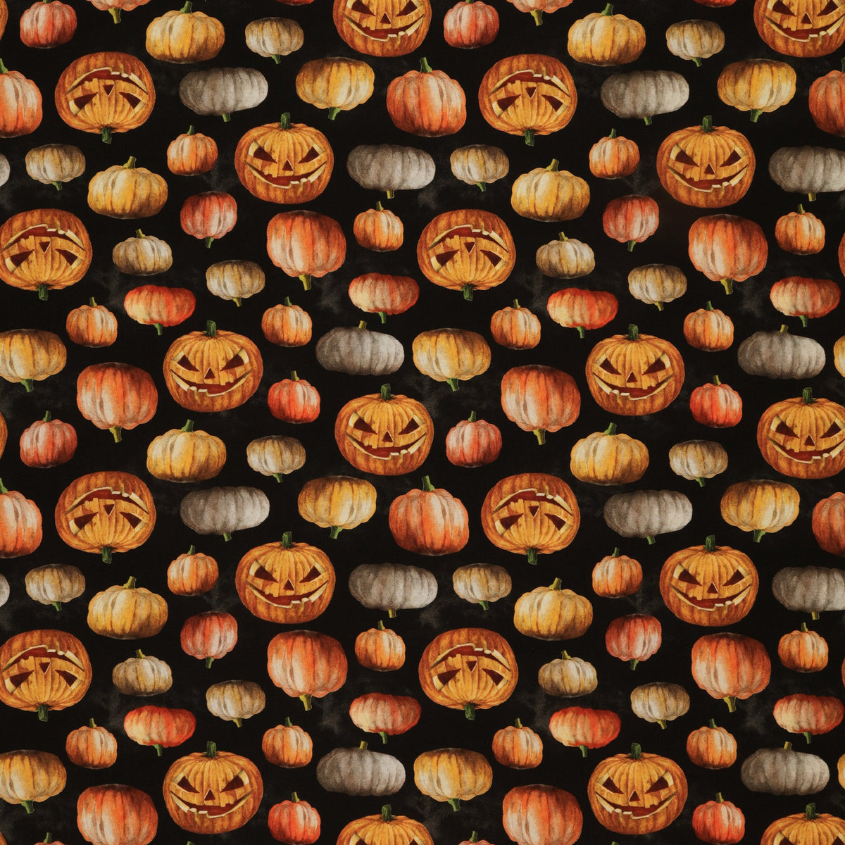 Happy Haunting Fabric Collection - Jack-o'-lantern Night