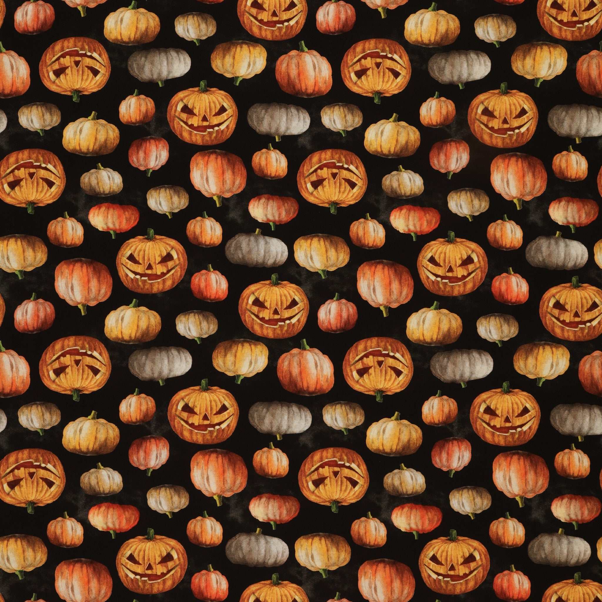 Happy Haunting Fabric Collection - Jack-o'-lantern Night
