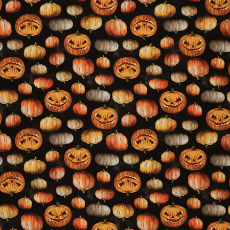 Happy Haunting Fabric Collection - Jack-o'-lantern Night