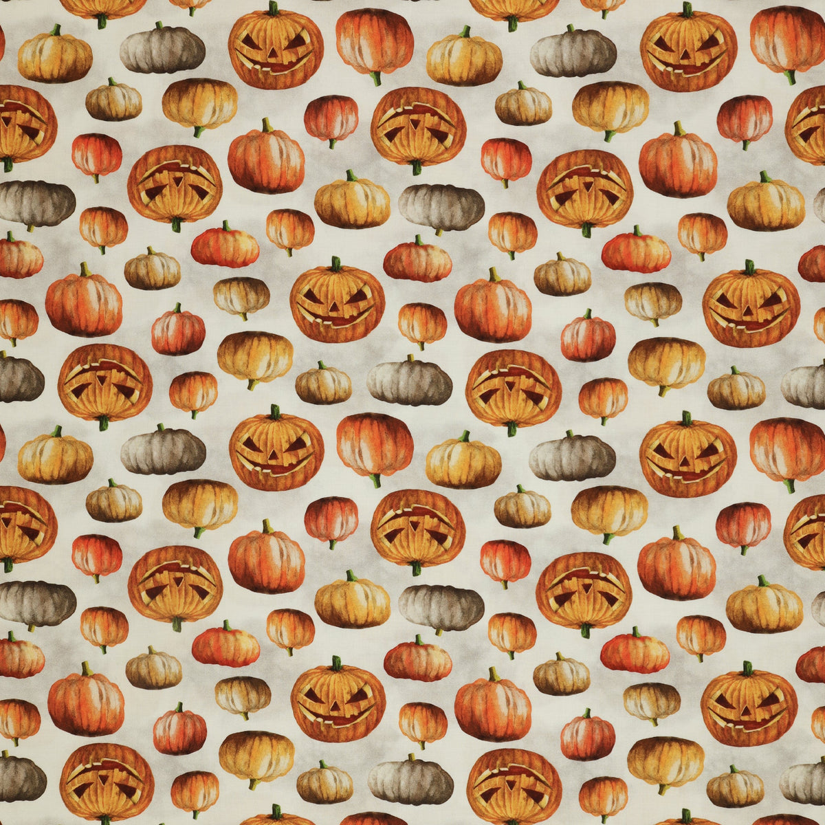 Happy Haunting Fabric Collection - Jack-o'-lantern Mist