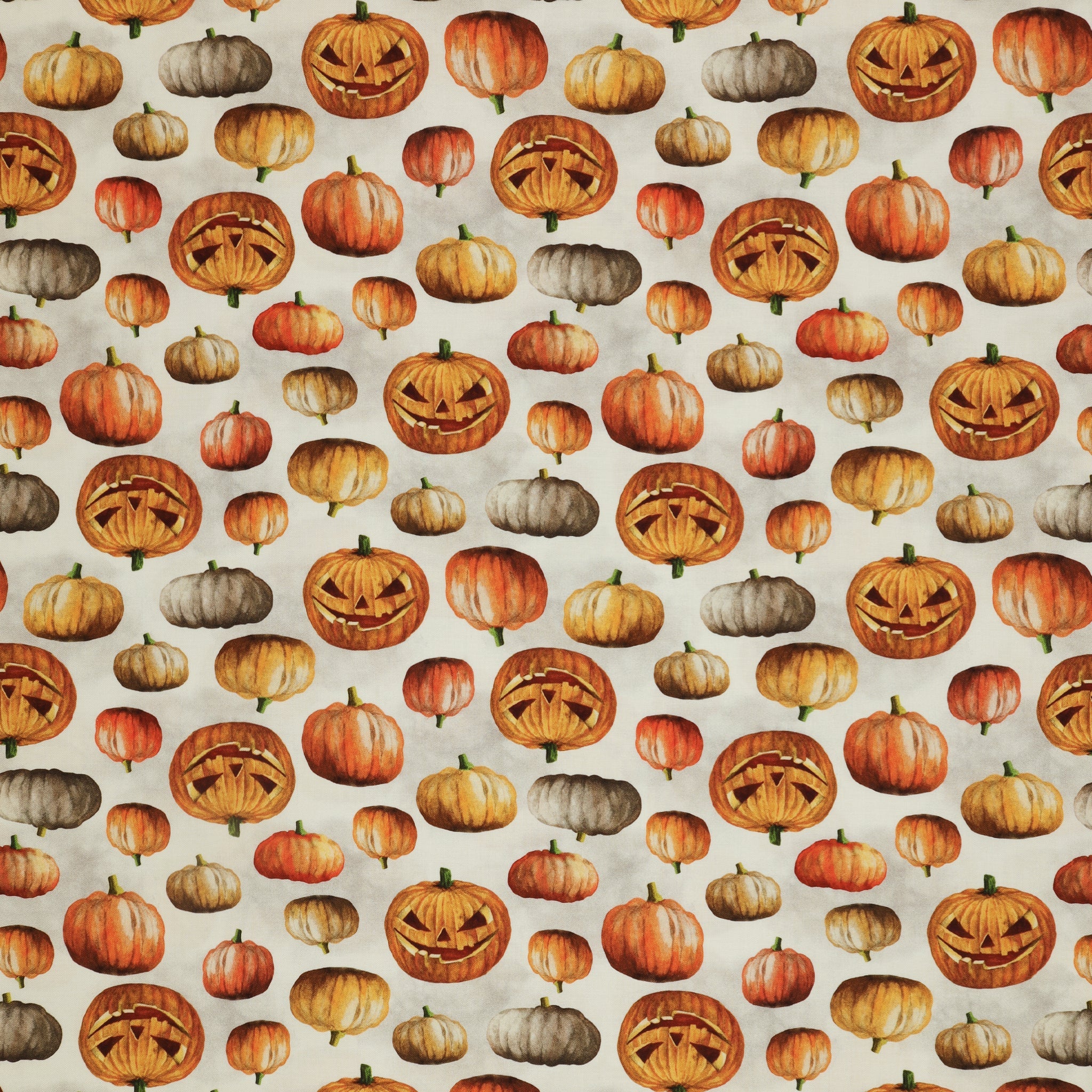 Happy Haunting Fabric Collection - Jack-o'-lantern Mist