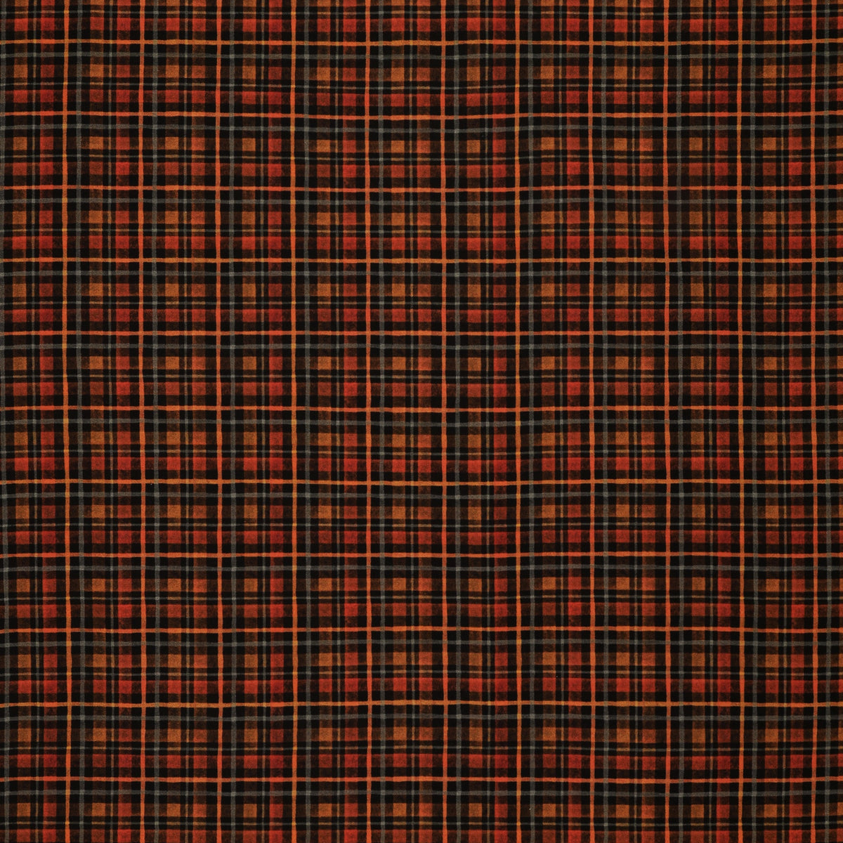 Happy Haunting Fabric Collection - Halloween Plaid Night