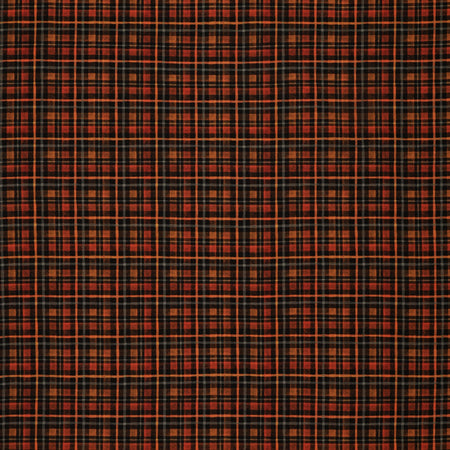 Happy Haunting Fabric Collection - Halloween Plaid Night