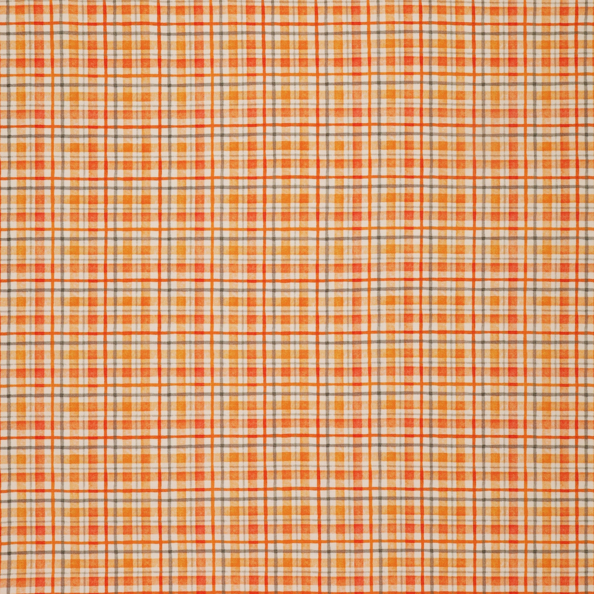 Happy Haunting Fabric Collection - Halloween Plaid Mist