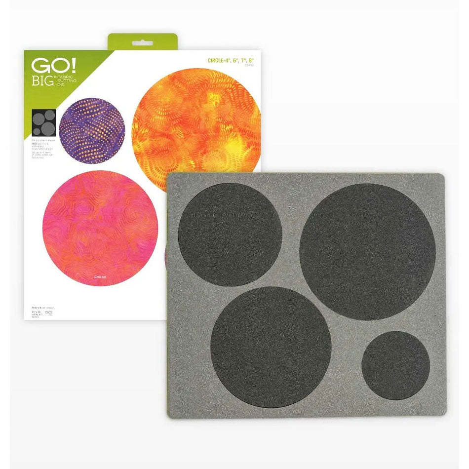 Accuquilt GO! Big Circle - 4", 6", 7", 8" Die
