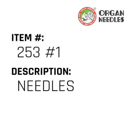 Needles - Organ Needle #253 #1