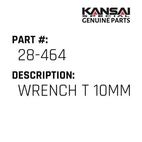 Wrench T 10Mm - Kansai Special #28-464