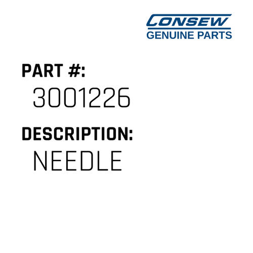 Needle - Consew #3001226