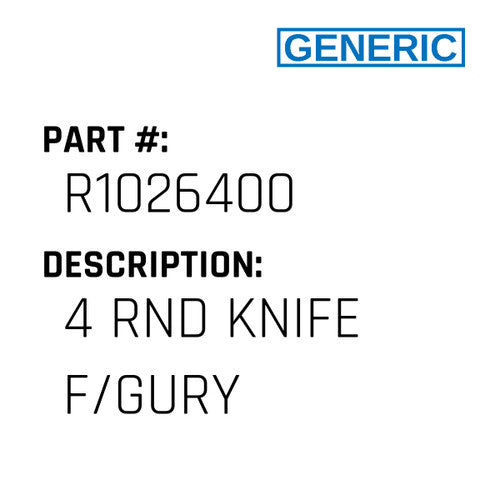 4 Rnd Knife F/Gury - Generic #R1026400