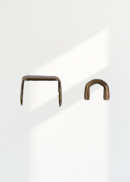 #5 Metallic Nylon Coil Zipper Top & Bottom Stops - 25 Sets