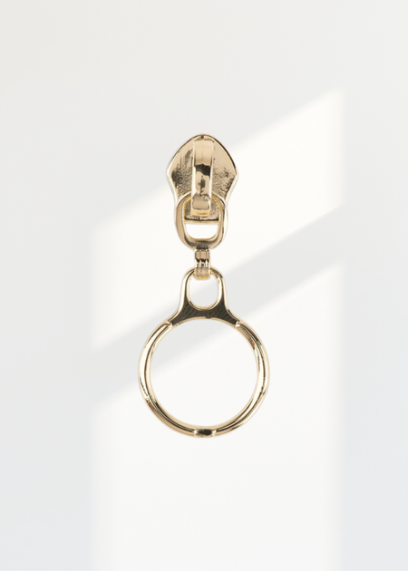 #5 Metallic Nylon Standard Ring Zipper Pulls