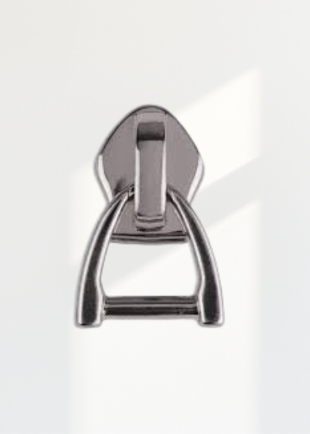 #5 Metallic Nylon D-Ring Attachment Zipper Sliders