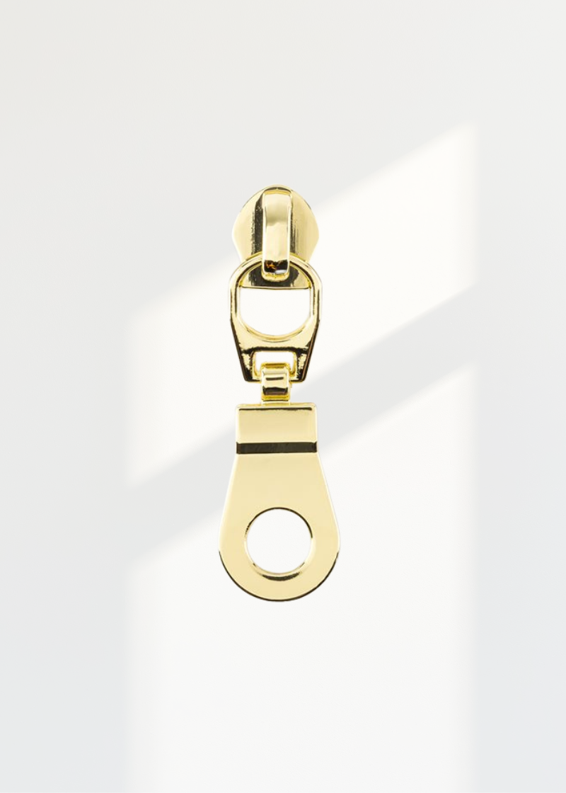 #5 Metallic Nylon Donut Zipper Pulls
