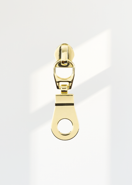 #5 Metallic Nylon Donut Zipper Pulls