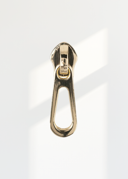 #5 Metallic Nylon Open Teardrop Zipper Pulls