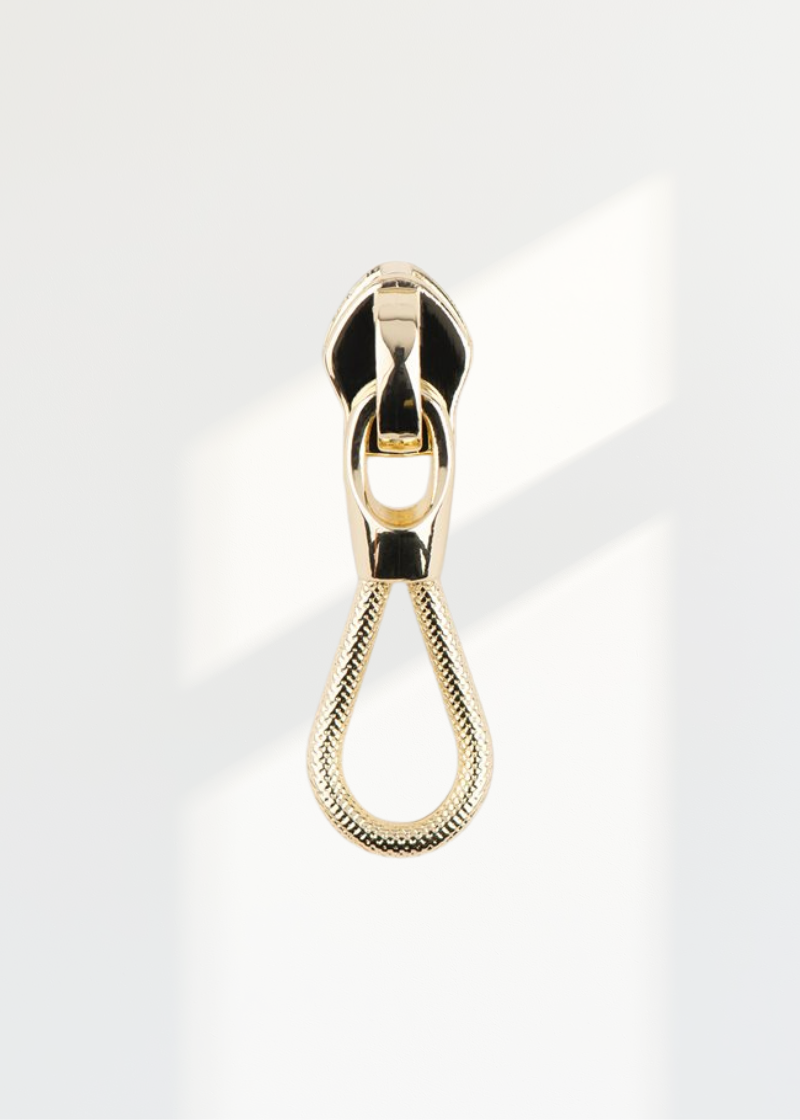 #5 Metallic Nylon Rope Zipper Pulls