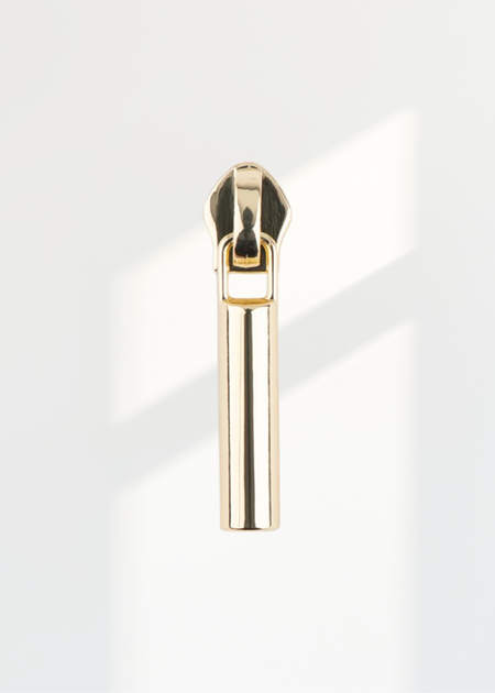 #5 Metallic Nylon Rounded Bar Zipper Pulls