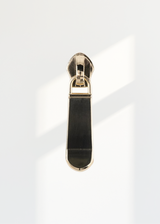 #5 Metallic Nylon Solid Long Zipper Pulls
