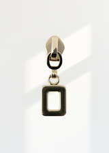 #5 Metallic Nylon Square Zipper Pulls
