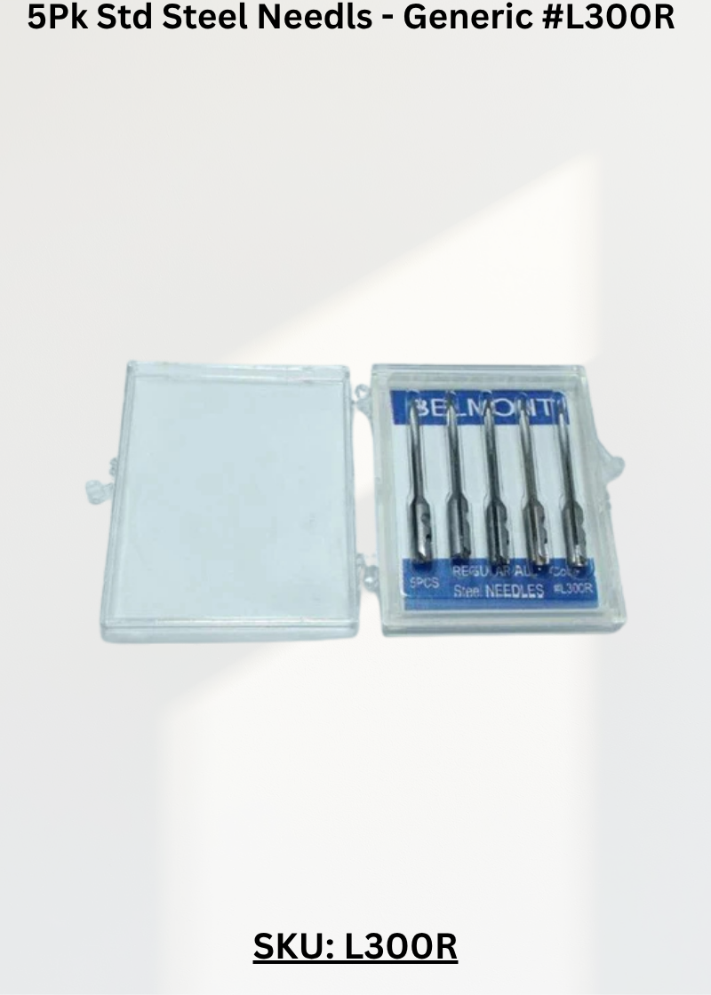 5Pk Std Steel Needls - Generic #L300R
